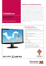 Viewsonic VX2433WM Folheto