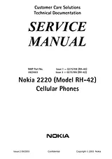 Nokia 2220 Instruction De Maintenance