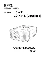 EIKI LC-X71L Manuel D’Utilisation