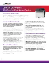 Lexmark CX310n 28CT501 产品宣传页