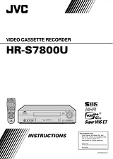 JVC HR-S7800U Manual Do Utilizador