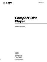 Sony CDP-C460Z Benutzerhandbuch