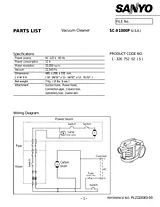 Sanyo SC-X1000P Benutzerhandbuch