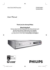 Philips dvdr3370h User Manual