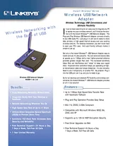 Linksys Instant Wireless USB Network Adapter for Europe WUSB11-UK Merkblatt