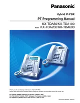 Panasonic KX-TDA600 Manuale Utente