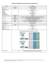 Toshiba tlp-x4500u Guide De Spécification