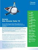 Acronis Disk Director Suite 10 DDULB2DES Dépliant
