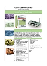 Conceptronic Wireless ADSL Router & Access Point ISDN C04-047 Merkblatt