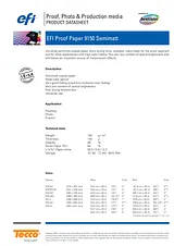 EFI Proof 9150 Semimatt 6096280432 Data Sheet