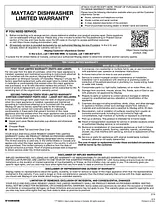 Maytag MDB7949SD Warranty Information