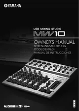 Yamaha MW10 Manual Do Utilizador