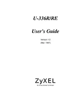 ZyXEL Communications U-336R/RE User Manual