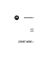Motorola A630 Manuel D’Utilisation