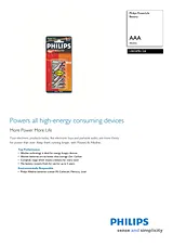 Philips LR03PB12A 产品宣传页
