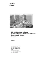 Cisco Cisco Computer Telephony Integration OS 8.5 Developer's Guide