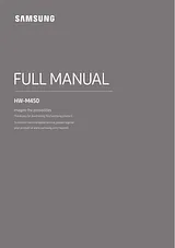 Samsung 320W 2.1CH Rovný soundbar
HW-M450 Manual De Usuario