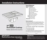 Whirlpool SC8720EDB Guide D’Installation Rapide