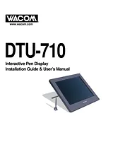 Wacom DTU-710 사용자 설명서