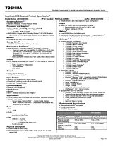 Toshiba L655D-S5066 PSK2LU-00H001 User Manual
