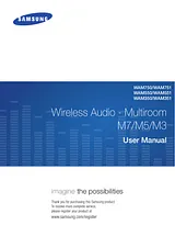 Samsung Wireless Audio-Multiroom WAM750 User Manual