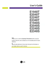 LG E1940S-PN Guía Del Usuario
