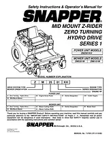 Snapper ZM5201M 用户手册