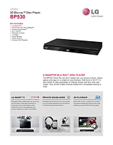 LG BP530 BP530.BUSALLK Specification Sheet