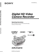 Sony HVR-Z1N Manual Do Utilizador
