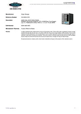 Origin Storage i5500 5 Bay iSCSI SAN 3750GB OS-I5500-3750 Merkblatt