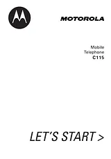 Motorola C115 Справочник Пользователя