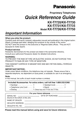 Panasonic KX-T7735 User Manual