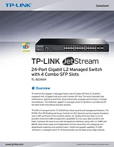 TP-LINK JetStream TL-SG3424 TL-SG3424 데이터 시트