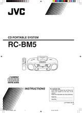 JVC RC-BM5 Справочник Пользователя