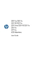HP (Hewlett-Packard) 2211X ユーザーズマニュアル