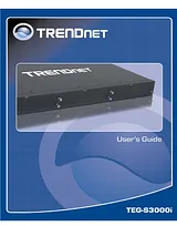 Trendnet TEG-S3000i ユーザーズマニュアル