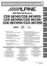 Alpine CDE-9872RE Manual Do Utilizador
