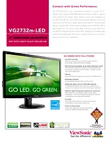 Viewsonic VG2732M-LED Specification Guide