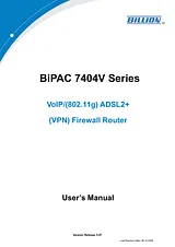Billion 7404v User Manual