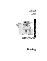 Gestetner 2135dp 사용자 가이드