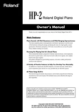 Roland HP-2 Manuale Proprietario