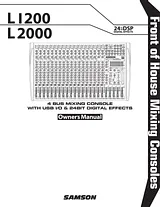 Samson L2000 Справочник Пользователя