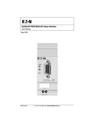 Eaton Electrical PROFIBUS-DP EZ204-DP User Manual