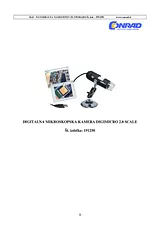 DNT DigiMicro 2.0 Scale USB Digital Microscope 10x to 200, 2.0 Megapixel 52092 Manuale Utente
