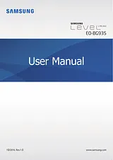 Samsung Level U Pro Headphones User Manual