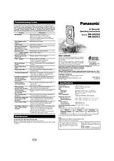 Panasonic RR-US351 User Manual