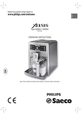 Saeco Super-automatic espresso machine HD8943/16 HD8943/16 Benutzerhandbuch
