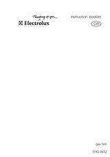 Electrolux EHG 9832 Manual Do Utilizador