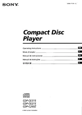 Sony CDP-C260Z Справочник Пользователя