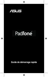 ASUS PadFone ‏(A66)‏ Guide D’Installation Rapide